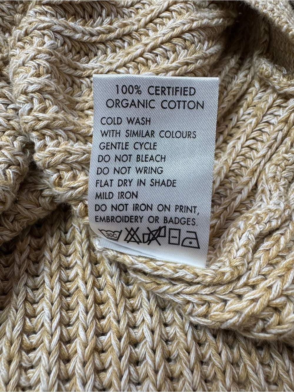 ABLE Rose Relaxed Sweater Tunic Organic Cotton size M NWT - Picture 9 of 11